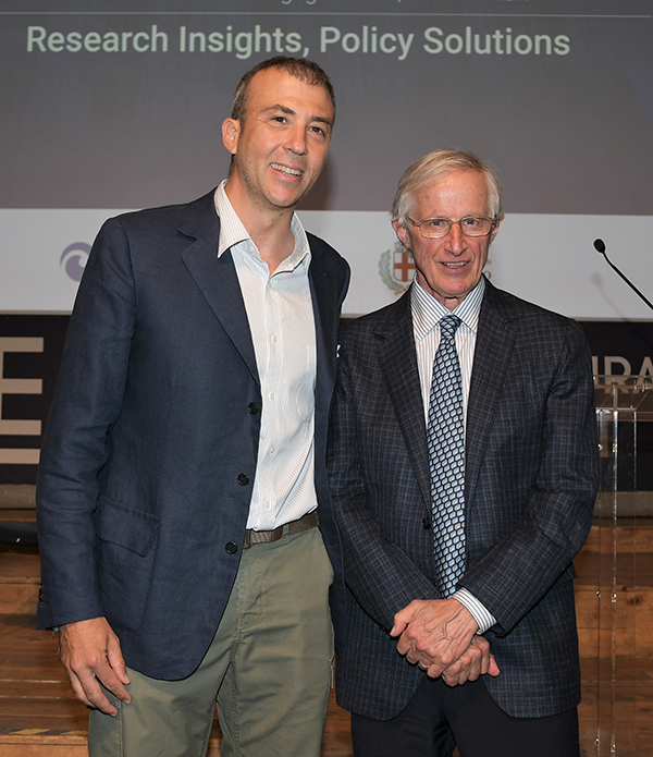 Prof.William Nordhaus Nobel per Economia 2018 a Milano per la ricerca economic Prof.William Nordhaus Nobel per Economia 2018 a Milano per la ricerca economic
