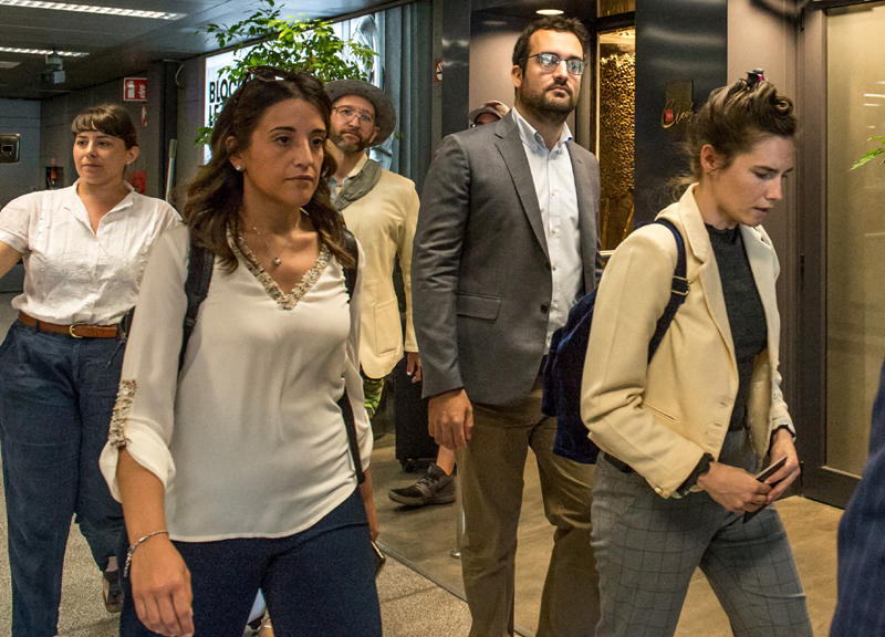 Amanda Knox torna in Italia dopo 8 anni a un convegno sulla giustizia. FOTO