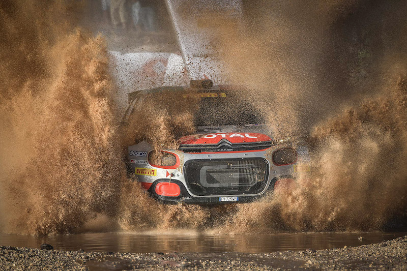 Rally di Sardegna la Citroën C3 R5 di Rossetti- Mori conclude al secondo posto Rally di Sardegna la Citroën C3 R5 di Rossetti- Mori conclude al secondo posto