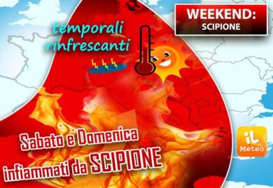 Meteo weekend, l’anticiclone Scipione infiamma l’Italia