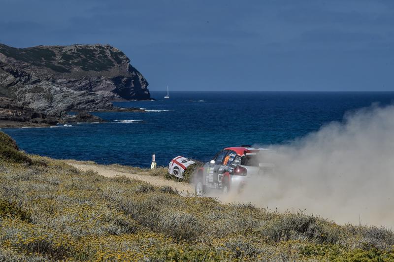CIR, Rally Sardegna-  La Citroen C3 di Rossetti – Mori chiude sul podio