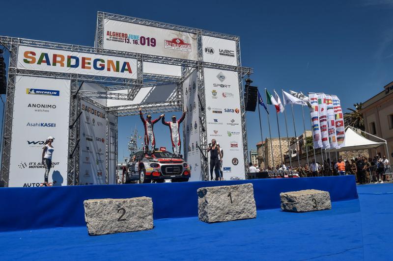 CIR, Rally Sardegna-  La Citroen C3 di Rossetti – Mori chiude sul podio