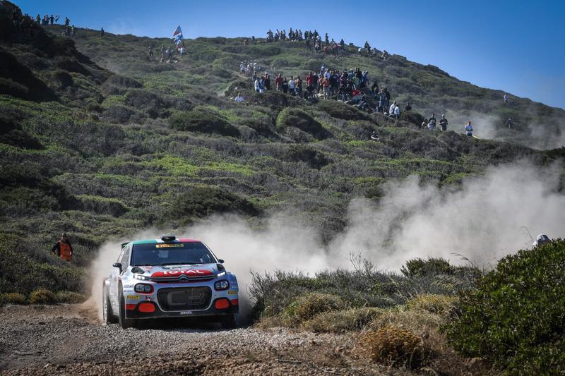 CIR, Rally Sardegna-  La Citroen C3 di Rossetti – Mori chiude sul podio