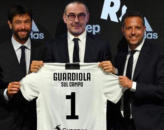 JUVENTUS-SARRI, l’ironia dei social: da Guardiola a Napoli ‘tradita’ JUVENTUS-SARRI, l’ironia dei social: da Guardiola a Napoli ‘tradita’