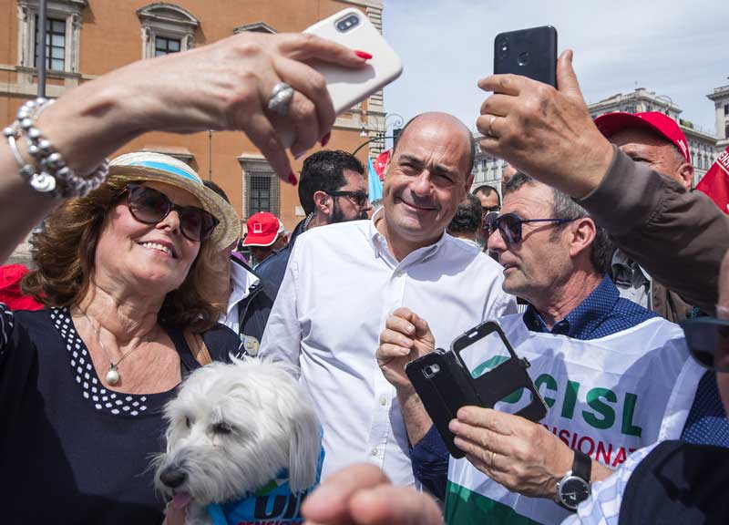 Zingaretti, la sacra famiglia del Pd. Assunto in Regione il fedele Pompili
