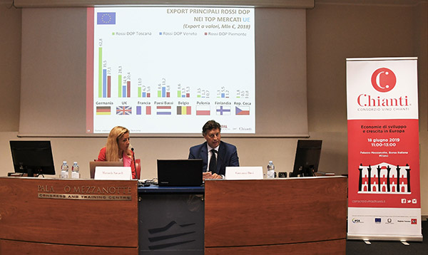 Chianti, boom dell’export di vini rossi