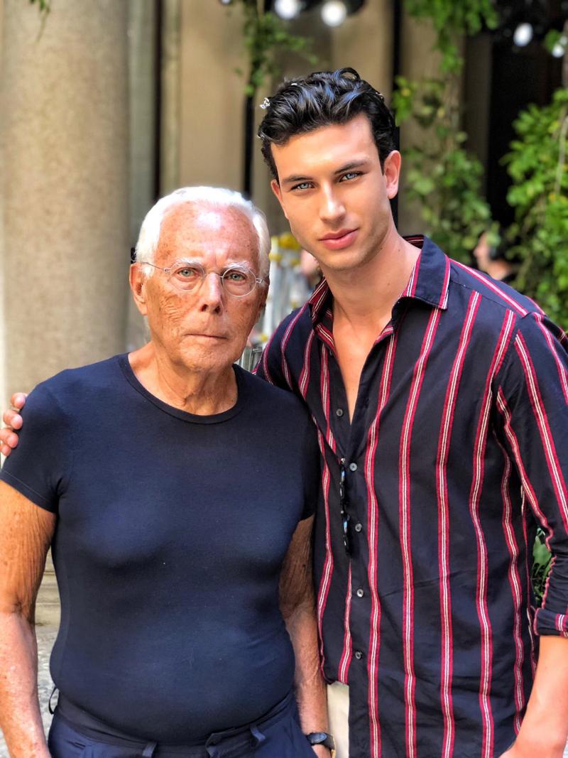 Mattia Narducci, da Armani a D&G, il nuovo volto della moda italiana. FOTO