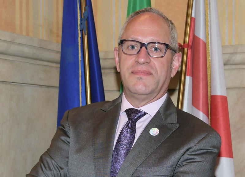 Alessandro Cecchi Paone testimonial IGLTA 2020 a Milano