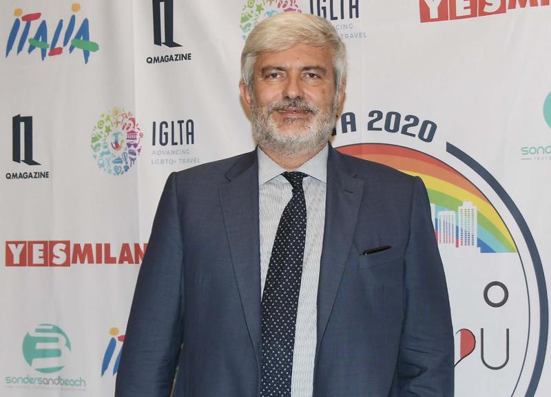 Alessandro Cecchi Paone testimonial IGLTA 2020 a Milano