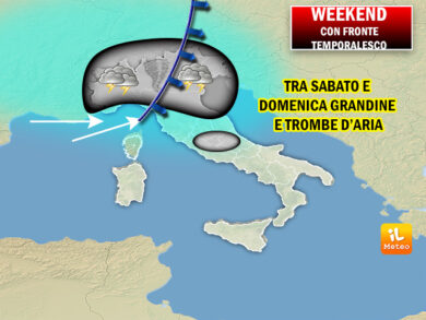 Meteo Weekend, dalla tempesta di temporali all’eccezionale ondata di caldo