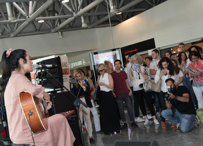 Milano Music Week 2019 con Levante a Malpensa. Milano Music Week 2019 con Levante a Malpensa.