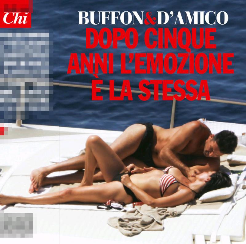 Buffon e Ilaria DʼAmico passione in barca. Aspettando il ritorno alla Juventus Buffon e Ilaria DʼAmico passione in barca. Aspettando il ritorno alla Juventus