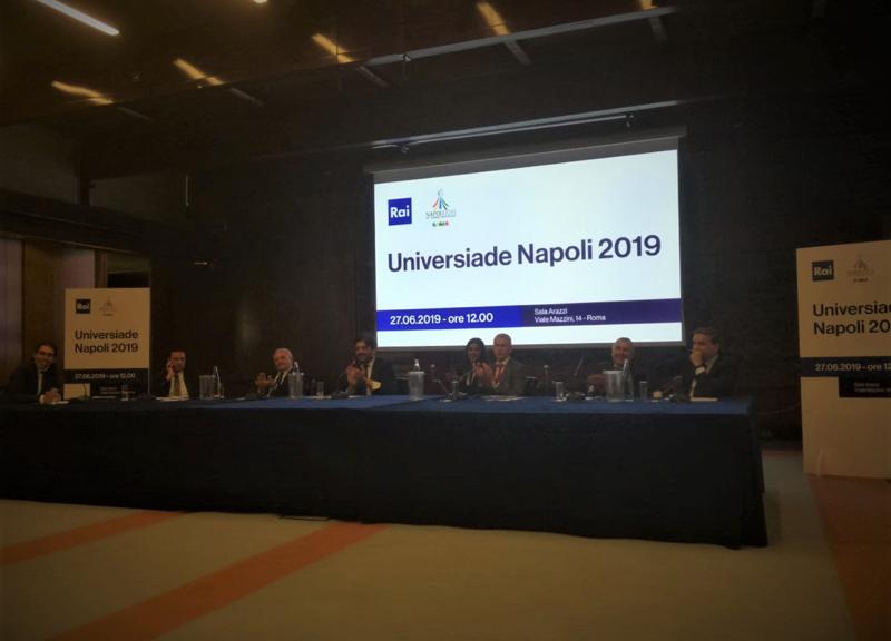 La Rai in campo per l’Universiade di Napoli con sessanta ore di trasmissione La Rai in campo per l’Universiade di Napoli con sessanta ore di trasmissione