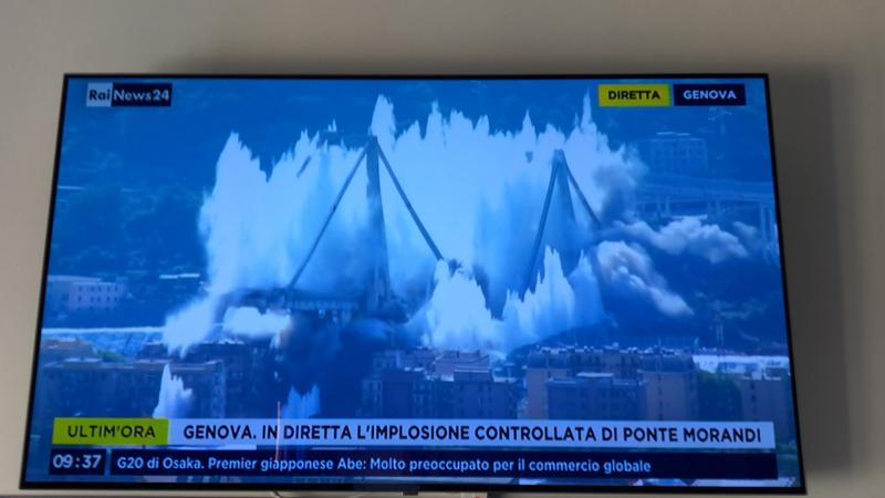 Ponte Morandi (Genova), il video della demolizione Ponte Morandi (Genova), il video della demolizione