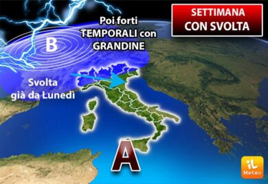 Meteo, forti temporali in arrivo. Ecco dove e quando