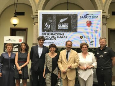 Banco BPM e Rugby Milano presentano l’All Blacks Clinic 2019
