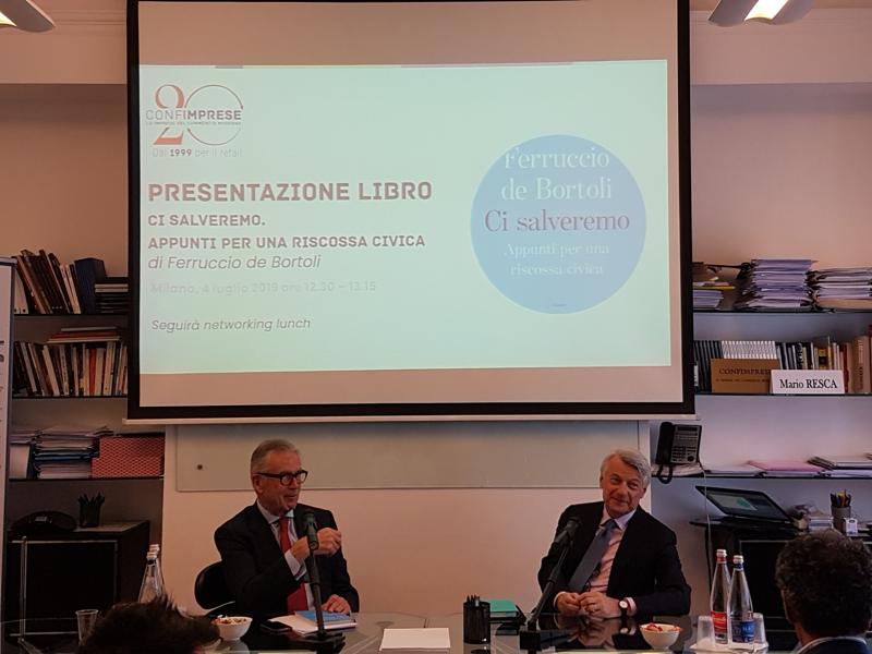 Confimprese: Ferruccio de Bortoli presenta il suo ultimo libro Confimprese: Ferruccio de Bortoli presenta il suo ultimo libro