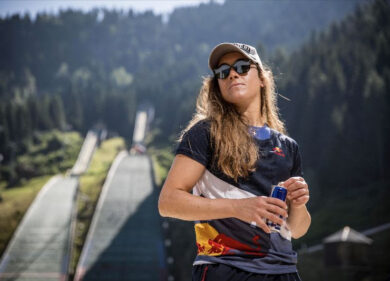 Sofia Goggia, Red Bull 400, nuovo record a Predazzo