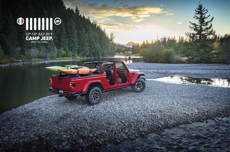 Anteprima europea della nuova Jeep Gladiator al Camp Jeep 2019 Anteprima europea della nuova Jeep Gladiator al Camp Jeep 2019