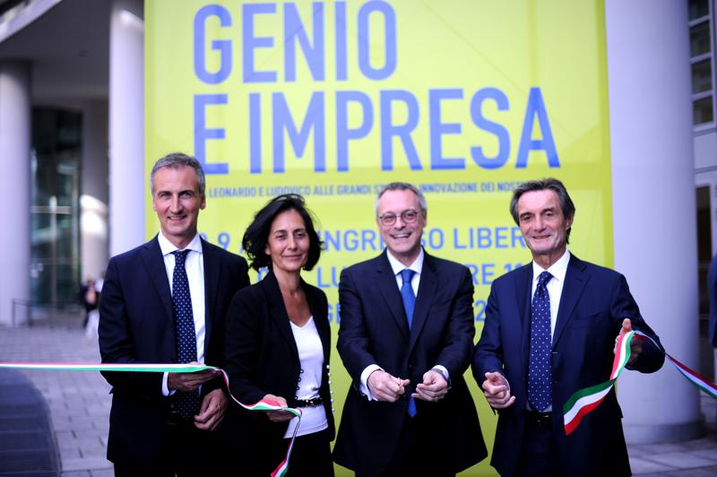 Al via la mostra “Genio & impresa”. Fontana: grande evento multimediale. Foto