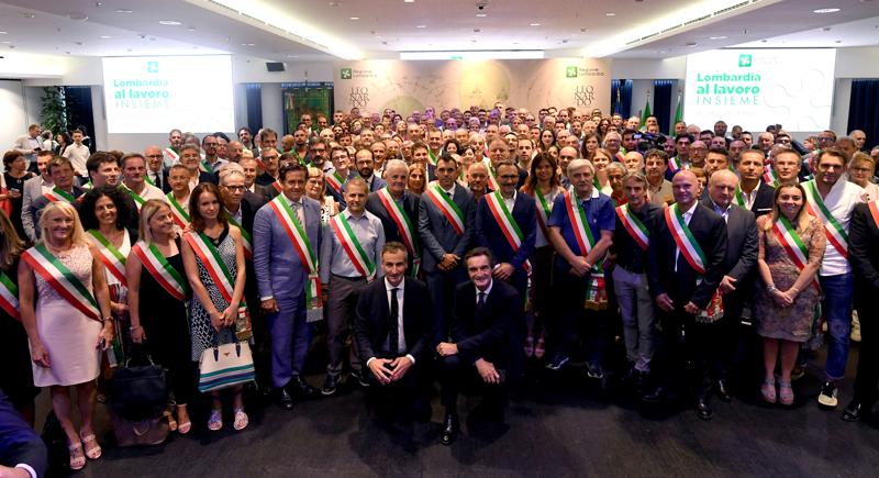 Lombardia, Fontana ha incontrato i sindaci eletti alle ultime elezioni. Foto Lombardia, Fontana ha incontrato i sindaci eletti alle ultime elezioni. Foto