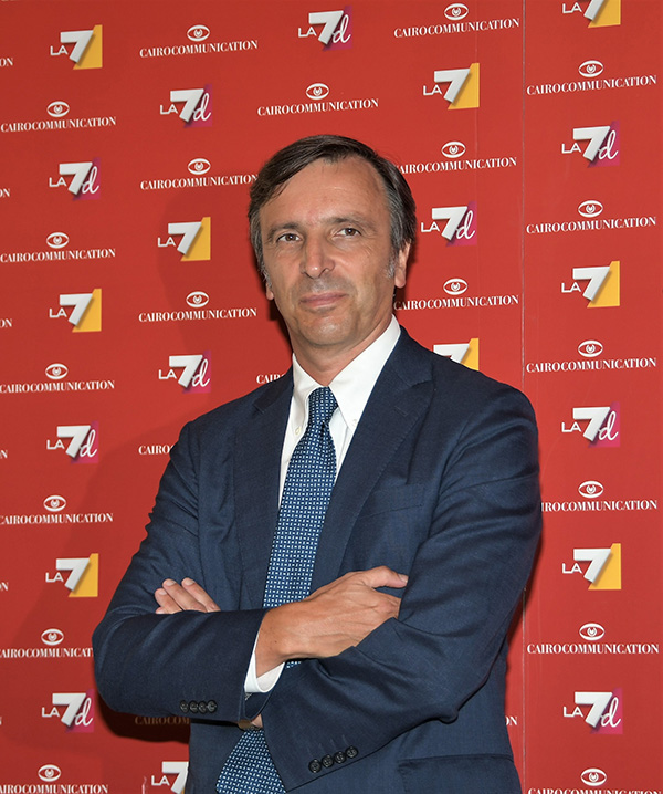 LA7 il Presidente Urbano Cairo presenta la nuova stagione TV 2019-2020.