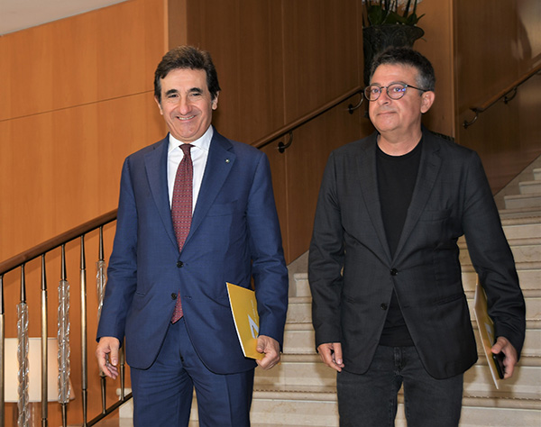 LA7 il Presidente Urbano Cairo presenta la nuova stagione TV 2019-2020.