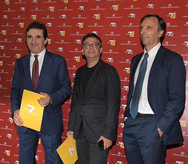 LA7 il Presidente Urbano Cairo presenta la nuova stagione TV 2019-2020.