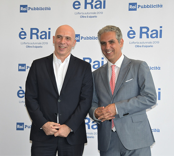Rai red carpet per la presentazione dei nuovi programmi RAI 2019-2020 a Milano