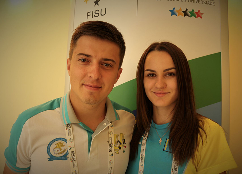 Universiade di Napoli 2019, dal Kazakistan con amore: lei salta, lui l’allena Universiade di Napoli 2019, dal Kazakistan con amore: lei salta, lui l’allena