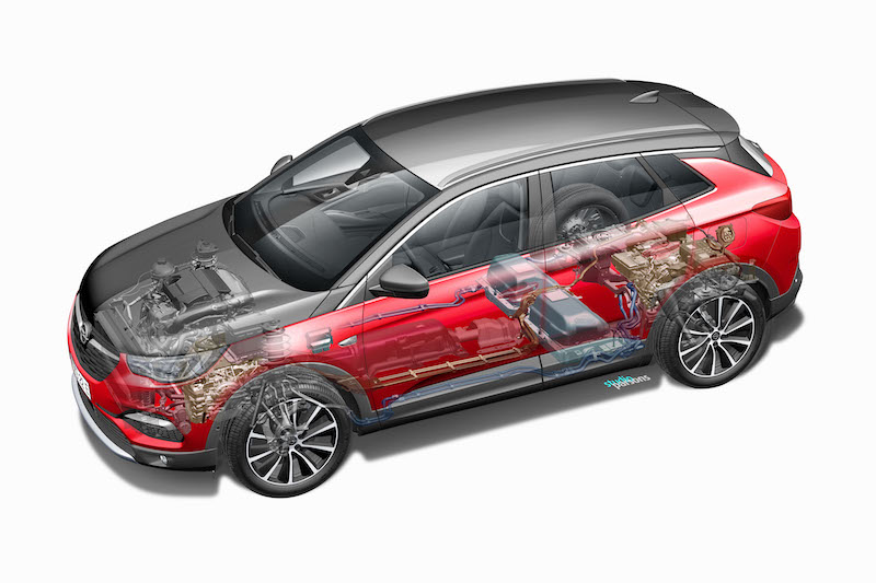 Opel Grandland X Hybrid4 AWD, ordinabile in Italia