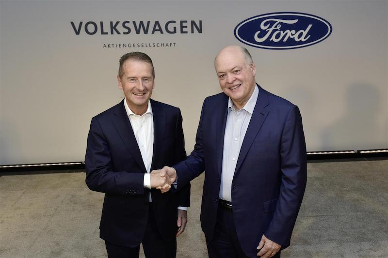 Ford e Volkswagen insieme per la guida autonoma e per l’elettrificazione Ford e Volkswagen insieme per la guida autonoma e per l’elettrificazione