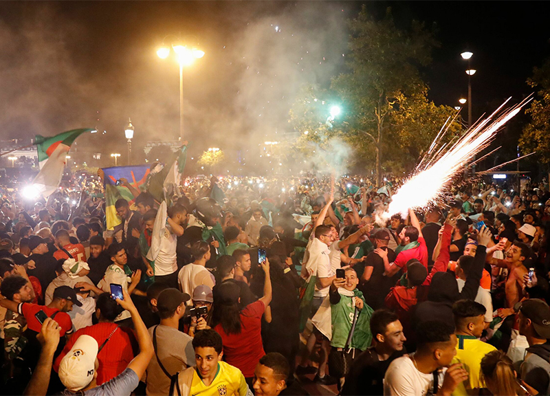 Algeria in finale di Coppa d’Africa, 282 fermi in Francia
