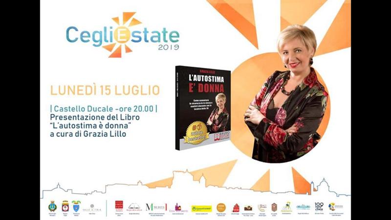 “L’autostima è donna”. Angelo Perrino ne parla con Grazia Lillo a Ceglie “L’autostima è donna”. Angelo Perrino ne parla con Grazia Lillo a Ceglie