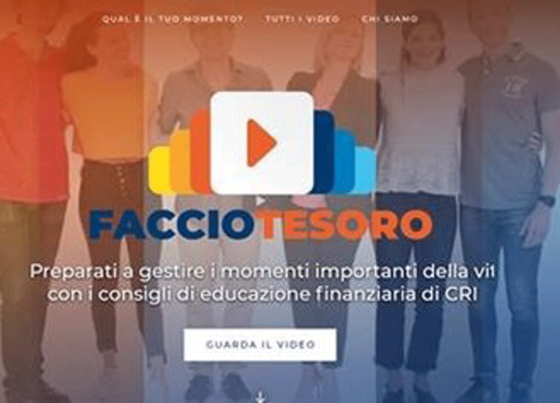 Faccio tesoro, sul web il progetto di educazione finanziaria per le famiglie Faccio tesoro, sul web il progetto di educazione finanziaria per le famiglie