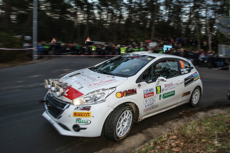 i piloti del Peugeot Competition 208 Rally Cup TOP ripartono da Roma