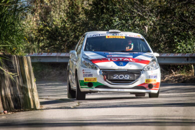 Rally di Roma Capitale, Tommaso Ciuffi e la  Peugeot 208R2 ci sono