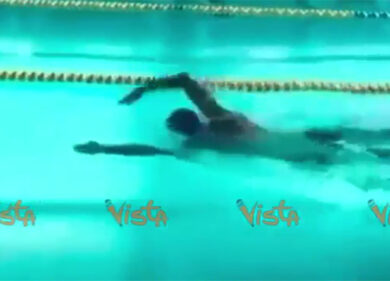Manuel Bortuzzo torna a nuotare e sfida i campioni Detti e Paltrinieri.
