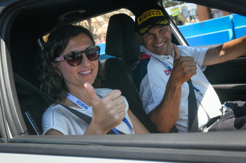 Un test drive eccezionale con Paolo Andreucci al Rally di Roma