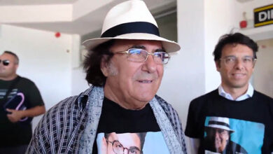Al bano testimonial con Emiliano