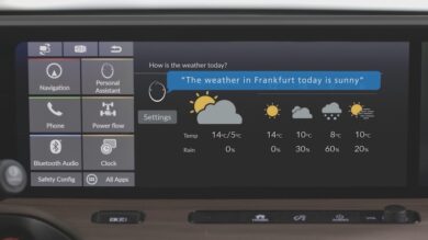 Honda e: stile e connettività avanzata a bordo