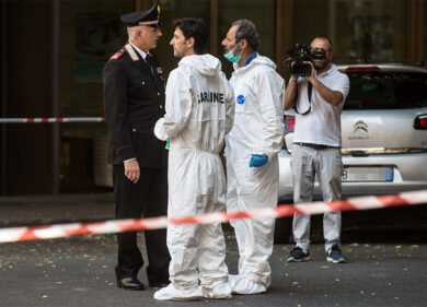 Carabiniere ucciso e Varriale con Brugiatelli un’ora prima della chiamata