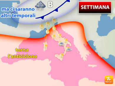 Meteo / Arriva l’anticiclone delle Azzorre ma ci saranno ancora dei temporali