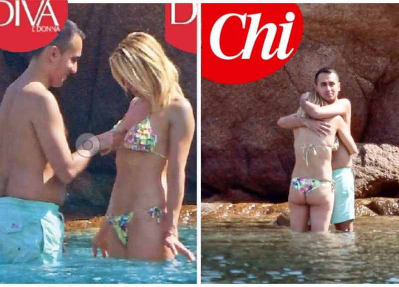 Di Maio approccia timido le curve della sua Virginia Saba: le foto Di Maio approccia timido le curve della sua Virginia Saba: le foto