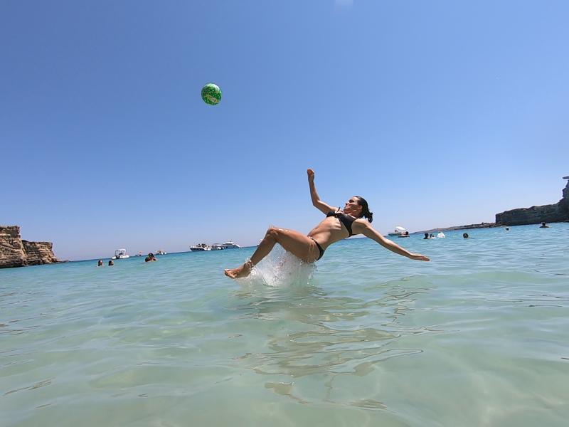 Il mare del Salento è più bello dei Caraibi. Parola di Alia Guagni Il mare del Salento è più bello dei Caraibi. Parola di Alia Guagni
