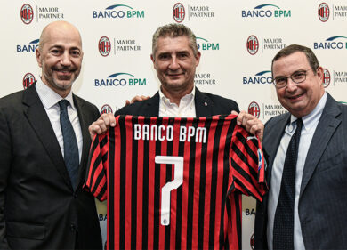 Banco Bpm va in gol rossonero. Accordo di sponsorizzazione col Milan