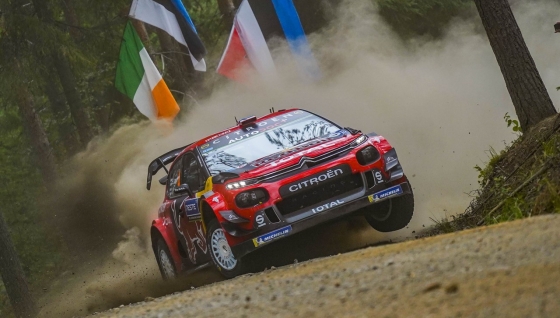 Rally di Finlandia, La coppia Citroen Lappi-Ferm sale in seconda posizione