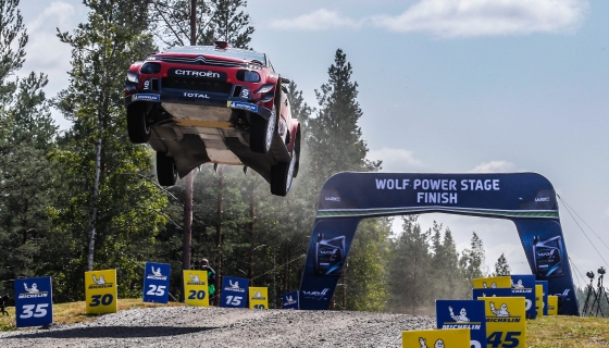 WRC, La Citroen C3 di Lappi- Ferm termina il Rally di Finlandia sul podio WRC, La Citroen C3 di Lappi- Ferm termina il Rally di Finlandia sul podio