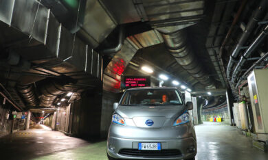 Nissan e Laboratori del Gran Sasso insieme per la sostenibilità