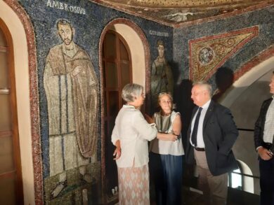 Sant’Ambrogio, cupola del Sacello restaurata, visite da seconda metà di agosto